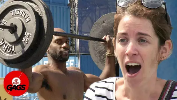 Un frère de gymnastique impressionne sa copine | Juste Pour Rire les Gags