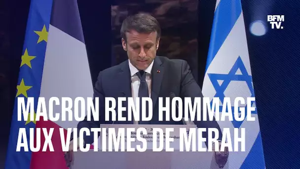 Emmanuel Macron rend hommage aux victimes de Mohammed Merah, 10 ans après
