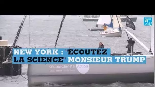 Somment de l'ONU sur le climat : Greta Thunberg arrive en voilier à New York