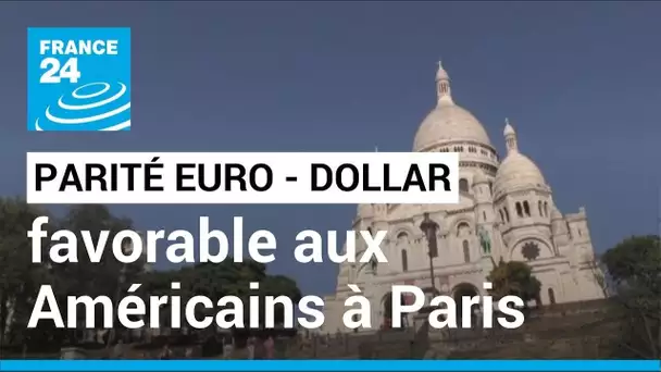 À Paris, les Américains profitent de la baisse de l'euro face au dollar • FRANCE 24