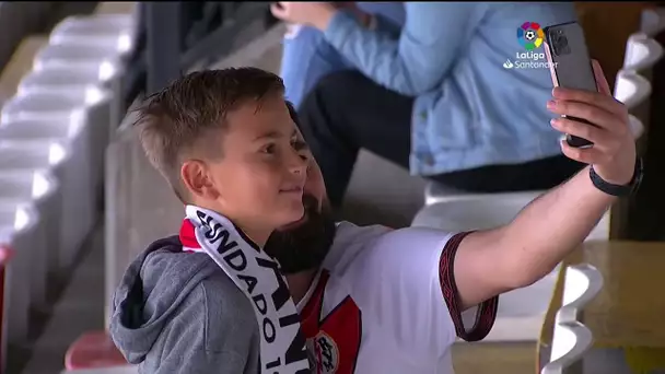 Calentamiento Rayo Vallecano vs Cádiz CF