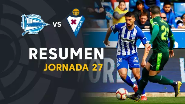 Resumen de Deportivo Alavés vs SD Eibar (1-1)