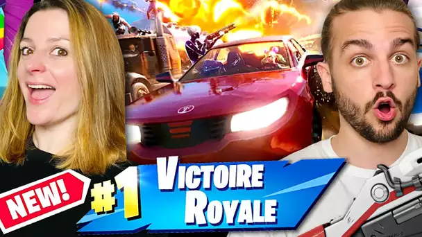 TOP 1 AVEC LES NOUVELLES VOITURES SUR FORTNITE ! FORTNITE DUO FR