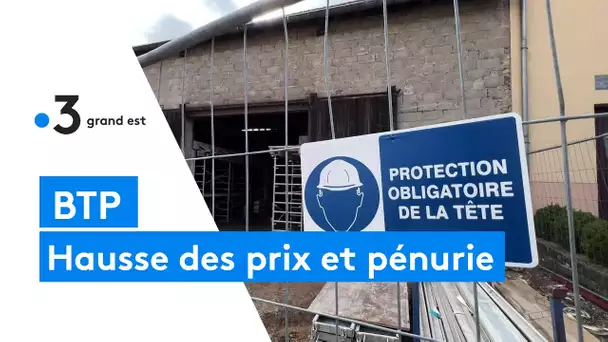 Le secteur du BTP manque de matieres premières et subit la hausse du prix de l'énergie