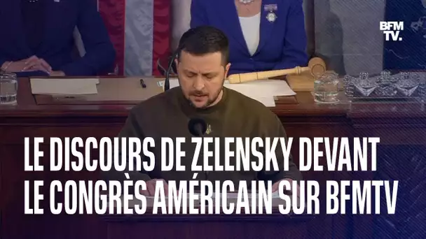 Volodymyr Zelensky devant le Congrès américain: retrouvez son discours en intégralité sur BFMTV