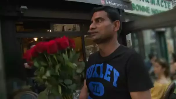 Les vendeurs de roses