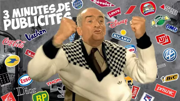 3 minutes de publicités avec Louis de Funès !