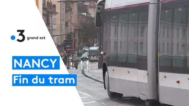Nancy : fin du tram dans deux mois, travaux et nouveau trolley
