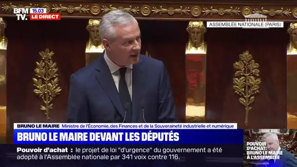 Budget rectificatif: "Il y a des marges de discussions" assure Bruno Le Maire