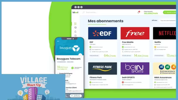 Tous vos abonnements réunis sur une seule plateforme - VILLAGE STARTUP JUIN 2019