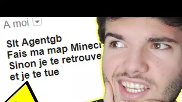 UN ABONNÉ M&#039;A MENACÉ DE MORT SI JE NE FAISAIS PAS SA MAP MINECRAFT