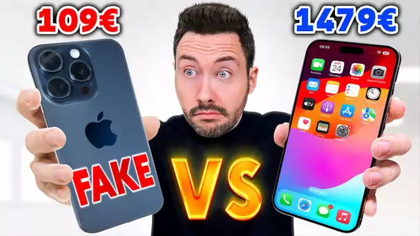 J'ai acheté un Faux iPhone 15 Pro Max à 109€ ! (impressionnant)