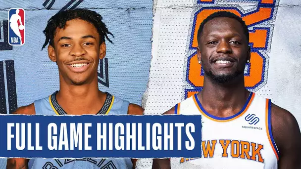 GRIZZLIES at KNICKS | FULL GAME HIGHLIGHTS | January 29, 2020