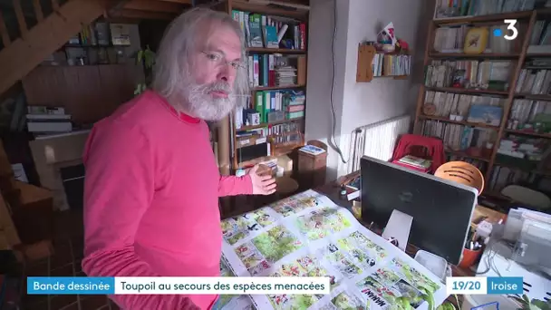 Finistère : avec sa bande-dessinée Toupoil, il sensibilise les enfants aux espèces menacées