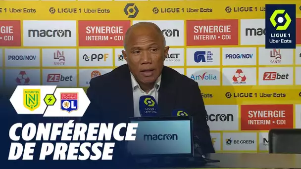 Conférence de presse FC NANTES - OLYMPIQUE LYONNAIS (1-3)  / 2023/2024