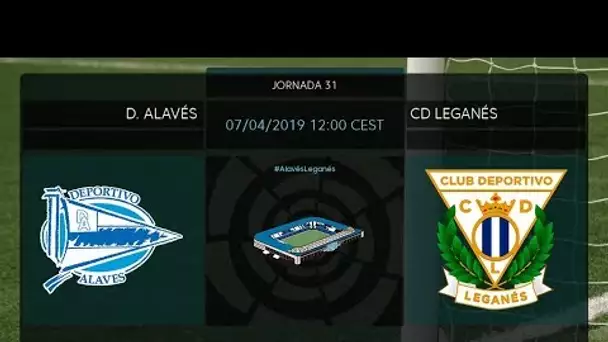 Calentamiento D. Alavés vs CD Leganés