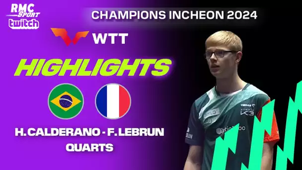 WTT Champions : Félix Lebrun a-t-il tenu son rang face au 8e mondial ? (quart de finale)