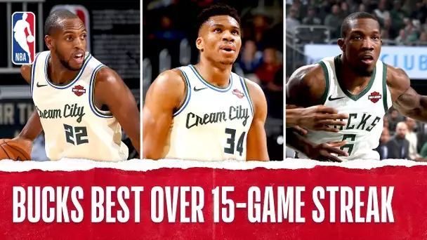 Best Plays from the Milwaukee Bucks' 15 Game Winning Streak | 2019-20 NBA Season