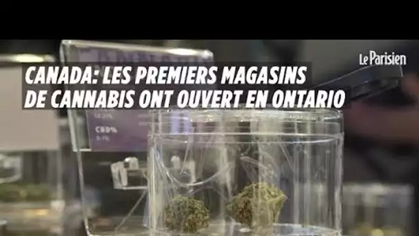 Cannabis : les premiers magasins ont ouvert en Ontario