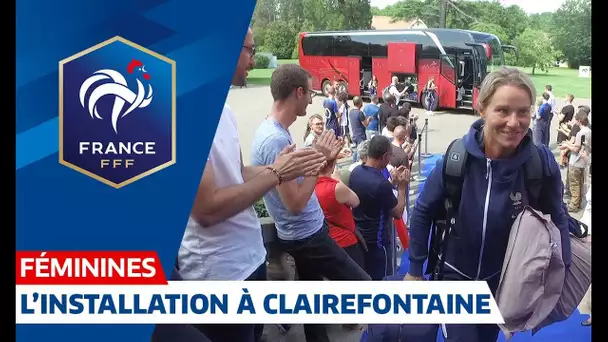 L&#039;installation des Bleues à Clairefontaine avant France-Etats-Unis I FFF 2019