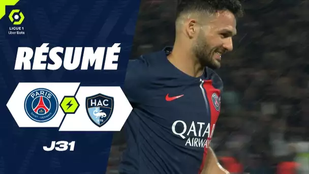 PARIS SAINT-GERMAIN - HAVRE AC (3 - 3) - Résumé - (PSG - HAC) / 2023/2024