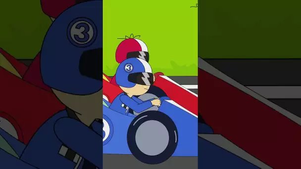 Caillou dans Mario Kart