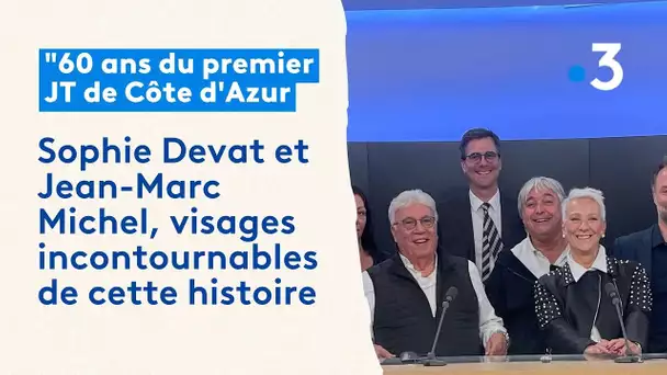 "60 ans du premier journal télévisé" - Sophie Devat et Jean-marc Michel de retour en plateau