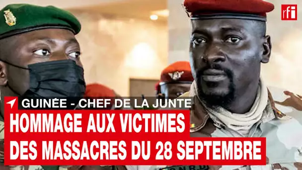 Guinée : le chef de la junte présent à l’hommage aux victimes des massacres du 28 septembre • RFI