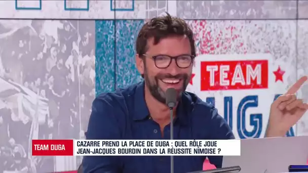 Team Duga - Cazarre explique pourquoi à Nîmes, c'est Jean-Jacques Bourdin le vrai boss