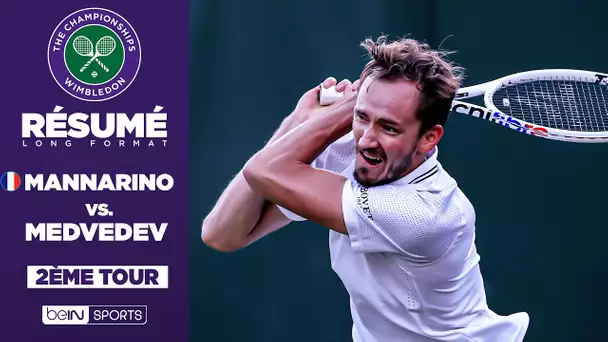 Résumé Wimbledon : Adrian Mannarino VS Daniil Medvedev