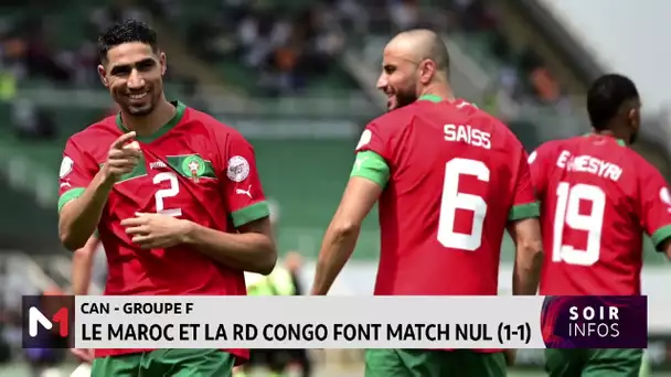 CAN 2023: Le Maroc et la RD Congo font match nul (1-1)