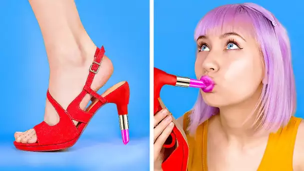 ROUGE À LÈVRES DANS UNE CHAUSSURE 💄 FANTASTIQUES CRÉATIONS DE CHAUSSURES QUE TU VAS ADORER