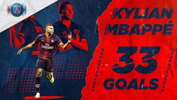 KYLIAN MBAPPÉ : BEST SCORER IN LIGUE 1 WITH 33 GOALS !