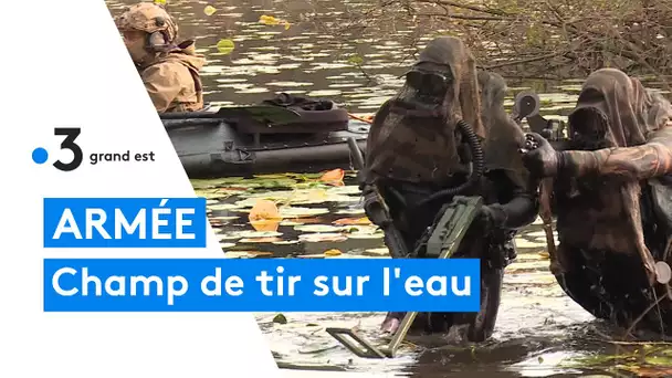 Armée de terre : un champ de tir nautique sur un étang près de Bitche