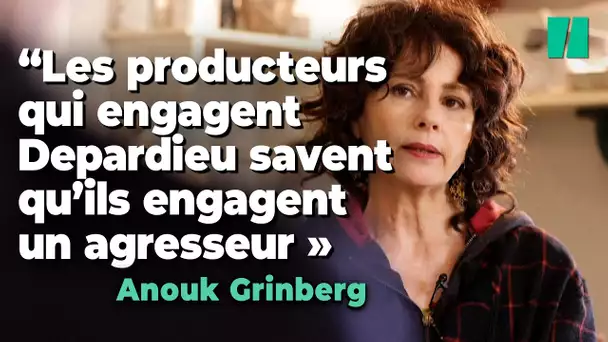 Anouk Grinberg accuse producteurs et réalisateurs d’avoir protégé Gérard Depardieu