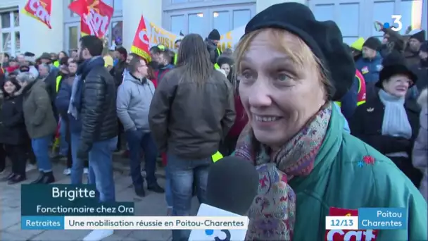 Manifestations du 5 décembre 2019 contre la réforme des retraites en Poitou-Charentes