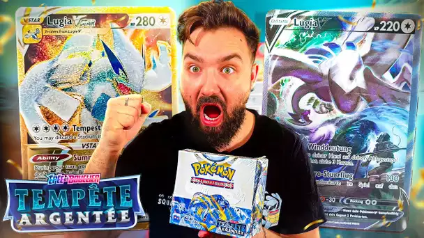 OUVERTURE D'UN DISPLAY POKEMON TEMPETE ARGENTÉE FR ! 36 BOOSTERS POKEMON LUGIA ULTRA RARE !