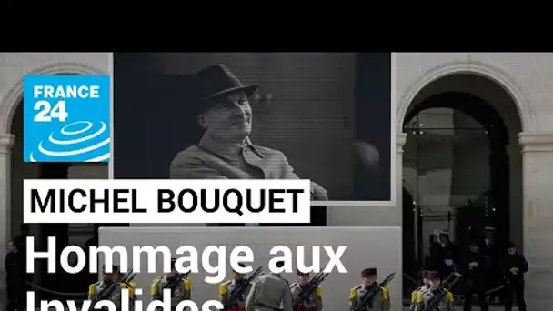 La France rend hommage à Michel Bouquet aux Invalides • FRANCE 24