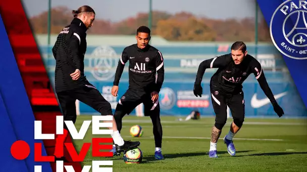 📍15 minutes d'entraînement avant RC Lens - Paris Saint-Germain 🔴🔵