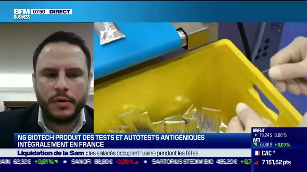 Milovan Stankov-Pugès (NG Biotech):NG Biotech produit des tests et autotests antigéniques en France