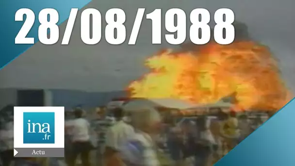 20h Antenne 2 du 28 août 1988 | Crash aérien en RFA | Archive INA