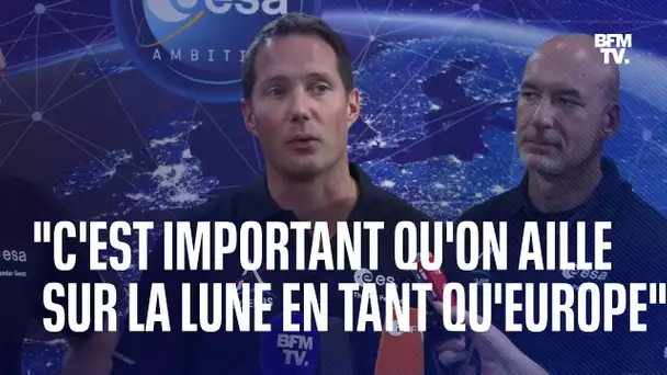 Thomas Pesquet sur la mission Artemis: "C’est important qu’on y aille en tant qu’Europe"