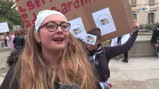 Montpellier : les personnels des crèches en grève pour dénoncer une réforme de l'accueil des enfants