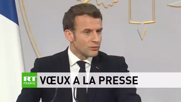 Suivez les vœux d'Emmanuel Macron à la presse