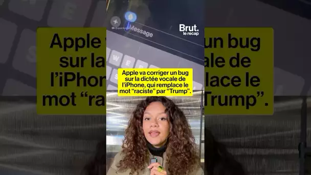 Apple va corriger un bug sur la dictée vocale de l’iPhone qui remplace le mot “racist” par “Trump”.