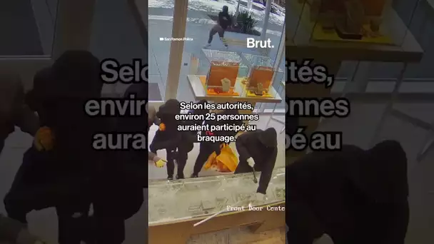 Près d’un million de dollars de marchandises volées dans un braquage spectaculaire en Californie.