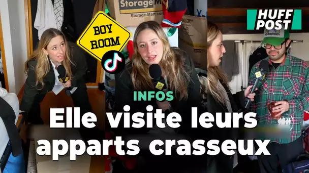 Cette Américaine explore les chambres de mecs un peu cracras