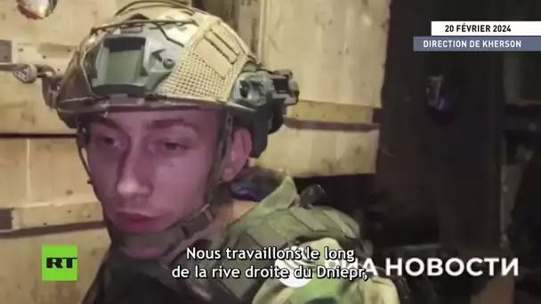 Les forces armées ukrainiennes tentent toujours de franchir le Dniepr
