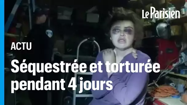 États-Unis : les images de la libération de Chloe, une jeune femme otage d'un « serial kidnappeur »