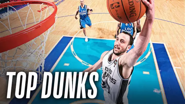 Manu Ginobili's Top Career Dunks!